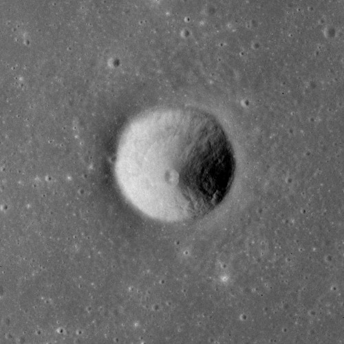 Sarabhai Crater - Lunar and Planetary Institute, Apollo Image Atlas Mapping Camera Image Catalog, Apollo 15, AS15-M-0980, CC0